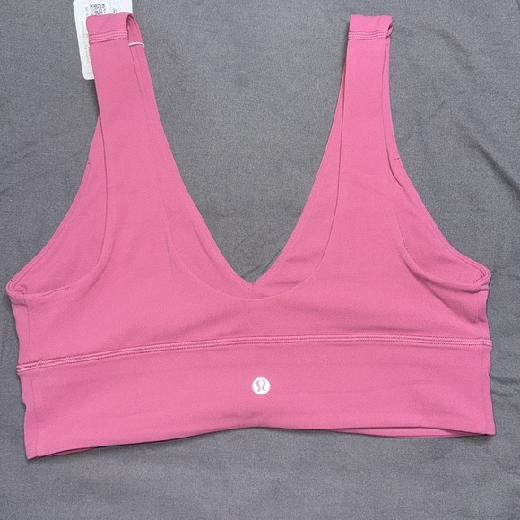 Lululemon Align V-Neck Bra *Light Support, A/B Cup. Color-WAHM (mauve) - Picture 4 of 6